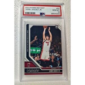 Jaime Jaquez Jr. 2023-24 Panini #63 NBA Rookie Card 1 of 183 PSA 10 Gem Mint